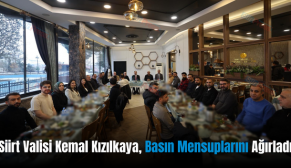 Siirt Valisi Kemal Kızılkaya, Basın Mensuplarını Ağırladı
