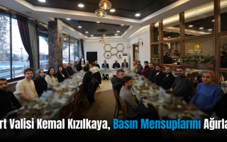 Siirt Valisi Kemal Kızılkaya, Basın Mensuplarını Ağırladı