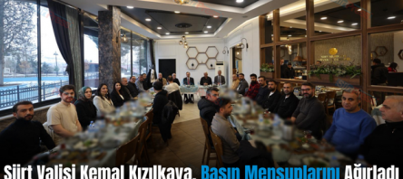 Siirt Valisi Kemal Kızılkaya, Basın Mensuplarını Ağırladı