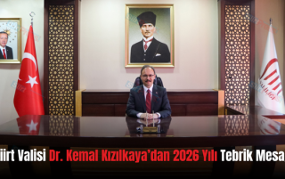 Siirt Valisi Dr. Kemal Kızılkaya’dan 2026 Yılı Tebrik Mesajı