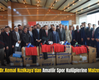 Siirt Valisi Dr. Kemal Kızılkaya’dan Amatör Spor Kulüplerine Malzeme Desteği
