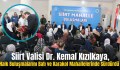 Siirt Valisi Dr. Kemal Kızılkaya, Halk Buluşmalarını Batı ve Karakol Mahallelerinde Sürdürdü