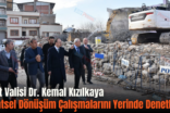 Siirt Valisi Dr. Kemal Kızılkaya Kentsel Dönüşüm Çalışmalarını Yerinde Denetledi