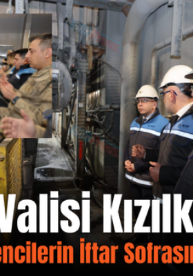 Siirt Valisi Kızılkaya, Şirvan’da Madencilerin İftar Sofrasına Misafir Oldu!