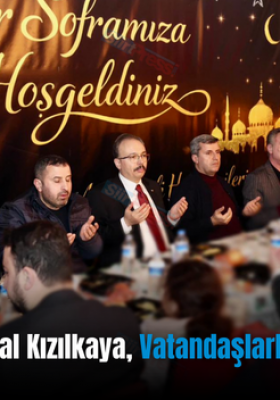 Siirt Valisi Dr. Kemal Kızılkaya, Vatandaşlarla Birlikte İftar Açtı
