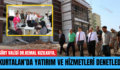 SİİRT VALİSİ DR.KEMAL KIZILKAYA, KURTALAN’DA YATIRIM VE HİZMETLERİ DENETLEDİ