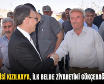 SİİRT VALİSİ KIZILKAYA, İLK BELDE ZİYARETİNİ GÖKÇEBAĞ’A YAPTI