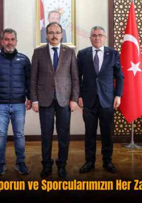 Siirt Valisi Kızılkaya: “Sporun ve Sporcularımızın Her Zaman Yanında Olacağız”