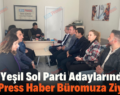 Siirt Yeşil Sol Parti Adaylarından Haber Büromuza Ziyaret