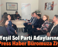 Siirt Yeşil Sol Parti Adaylarından Haber Büromuza Ziyaret