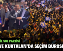 SİİRT YEŞİL SOL PARTİSİ ERUH VE KURTALAN’DA SEÇİM BÜROSU AÇTI