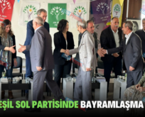 SİİRT YEŞİL SOL PARTİSİNDE BAYRAMLAŞMA TÖRENİ