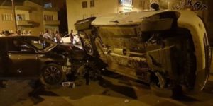 MAHALLE ARASI YOLDA KORKUNÇ KAZA