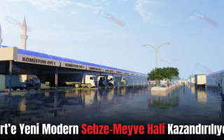 Siirt’e Yeni Modern Sebze-Meyve Hali Kazandırılıyor!