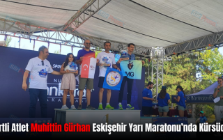Siirtli Atlet Muhittin Gürhan Eskişehir Yarı Maratonu’nda Kürsüde!