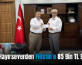 Siirtli Hayırseverden Filistin’e 85 Bin TL Bağış!..