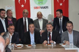 Yaklaşan yerel seçim dolayısıyla memleketi Siirt’e gelen Diyarbakır Siirtliler Vakfı