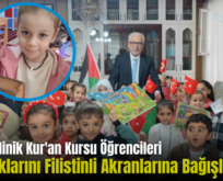 Siirtli Minik Kur’an Kursu Öğrencileri Harçlıklarını Filistinli Akranlarına Bağışladı