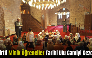 Siirtli Minik Öğrenciler Tarihi Ulu Camiyi Gezdi
