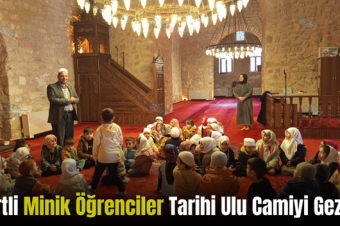 Siirtli Minik Öğrenciler Tarihi Ulu Camiyi Gezdi