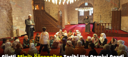 Siirtli Minik Öğrenciler Tarihi Ulu Camiyi Gezdi