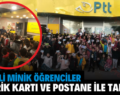 Siirtli Minik Öğrenciler Tebrik Kartı Ve Postane İle Tanıştı