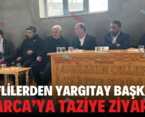 SİİRTLİLERDEN YARGITAY BAŞKANI AKARCA’YA TAZİYE ZİYARETİ