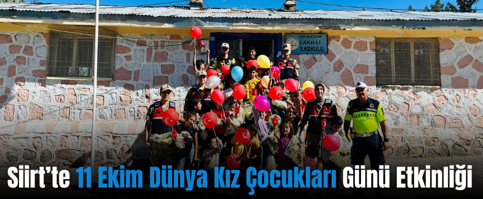 Siirt’te 11 Ekim Dünya Kız Çocukları Günü Etkinliği