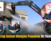 Siirt’te 1.Etap Kentsel Dönüşüm Projesinde İlk Yıkım Başladı!