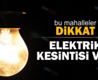 Siirt’te 2 Günlük Elektrik Kesintisi Uygulanacak!.. Bu Mahallelerde Oturanlar Dikkat