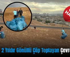 Siirt’te 2 Yıldır Gönüllü Çöp Toplayan Çevre Timi!