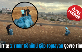 Siirt’te 2 Yıldır Gönüllü Çöp Toplayan Çevre Timi!