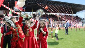 Siirt’te, 23 Nisan Ulusal Egemenlik ve Çocuk Bayramı’nın 99’ncu yıldönümü,