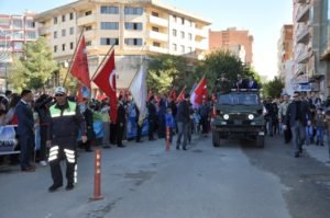 29 Ekim Cumhuriyet Bayramı, Siirt’te düzenlenen törenlerle coşkuyla kutlandı. Cumhuriyet’in