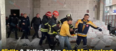 Siirt’te 3. Kattan Düşen Genç Ağır Yaralandı