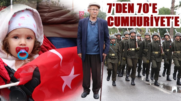 SİİRT’TE 7’DEN 70’E CUMHURİYET’E…