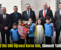 Siirt’te 92 Bin 500 Öğrenci Karne Aldı, Sömestr Tatili Başladı