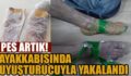 AYAKKABISINDA UYUŞTURUCUYLA YAKALANDI