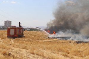 Siirt’in Çevre yolu Dağdöşü konutları civarında belirlenemeyen nedenle iki ayrı
