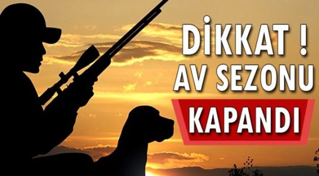 Doğa Koruma ve Milli Parklar Siirt Şube Müdürlüğü, av sezonunun