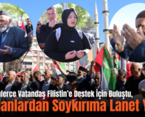 Siirt’te Binlerce Vatandaş Filistin’e Destek İçin Buluştu, Meydanlardan Soykırıma Lanet Yağdı