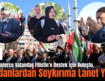 Siirt’te Binlerce Vatandaş Filistin’e Destek İçin Buluştu, Meydanlardan Soykırıma Lanet Yağdı