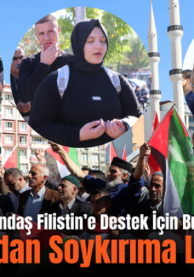 Siirt’te Binlerce Vatandaş Filistin’e Destek İçin Buluştu, Meydanlardan Soykırıma Lanet Yağdı