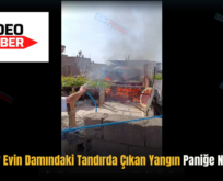 Siirt’te Bir Evin Damındaki Tandırda Çıkan Yangın Paniğe Neden Oldu