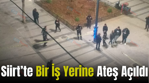 Siirt’te Bir İş Yerine Ateş Açıldı