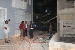 Siirt’in Güres caddesinde bulunan bir lokantada çıkan yangın kısa süreli