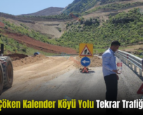 Siirt’te Çöken Kalender Köyü Yolu Tekrar Trafiğe Açıldı