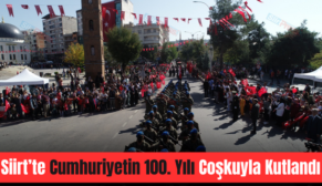 Siirt’te Cumhuriyetin 100. Yılı Coşkuyla Kutlandı