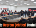 Siirt’te Deprem Şehitleri Unutulmadı