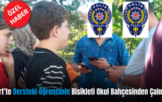 Siirt’te Dersteki Öğrencinin Bisikleti Okul Bahçesinden Çalındı